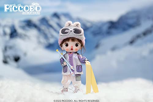 PICCODO ACTION DOLL SKI WEAR WHITE