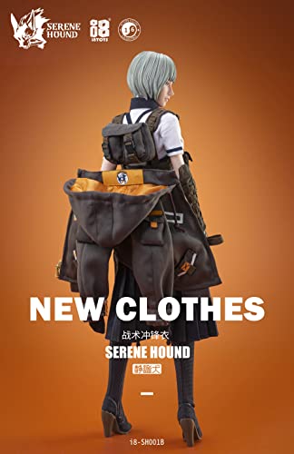 i8TOYS SERENE HOUND SERIES SH001B COMBAT JACKET SET FOR 1/6 SCALE ACTION FIGURE (YELLOW LINING)