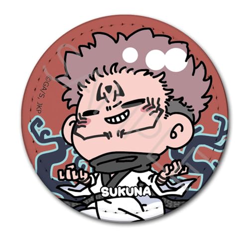 Jujutsu Kaisen Season 2 Leather Badge (Round) Mocho-NJ Sukuna
