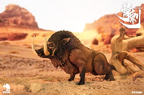 D20studio BATTLE BOAR BONESTABBER (BROWN) 1/12 SCALE ACTION FIGURE