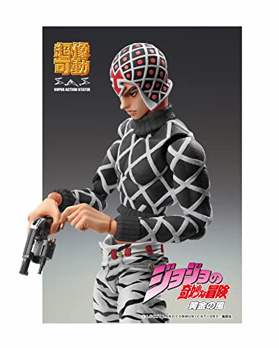 Super Action Statue "JoJo's Bizarre Adventure -Part V-" Guido Mista & Sex Pistols Ver. Black