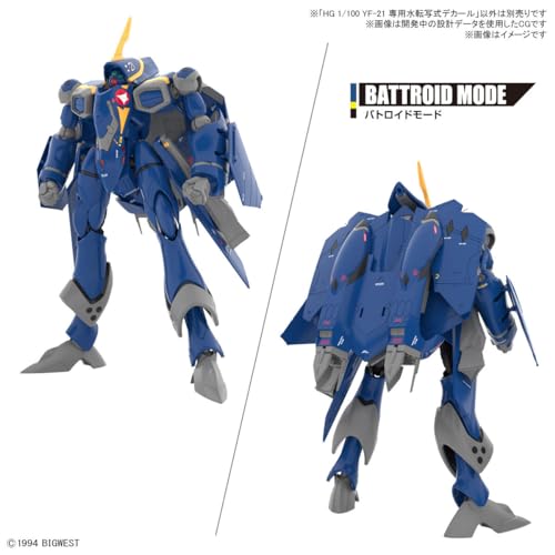 HG 1/100 "Macross Plus" Water Slide Decal for YF-21