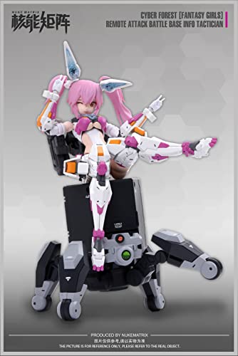 NUKE MATRIX "CYBER FOREST FANTASY GIRLS" REMOTE ATTACK BATTLE BASE INFO TACTICIAN PLASTIC MODEL KIT