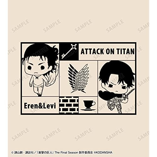 "Attack on Titan" Eren & Levi TINY Big Zip Tote Bag