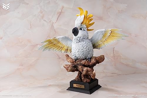ART OF SHAPE "JUNGLE LOOKBOOK" SERIES 003 CACATUA GALERITA BROMEL RESIN STATUE