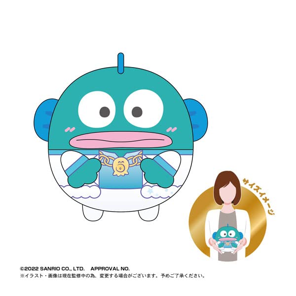 SR-51 Sanrio Characters HAPIDANBUI Fuwakororin (M Size) 2 A Hangyodon