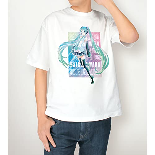 Hatsune Miku Hatsune Miku V3 Ani-Art Vol. 3 Big Silhouette T-shirt (Unisex L Size)