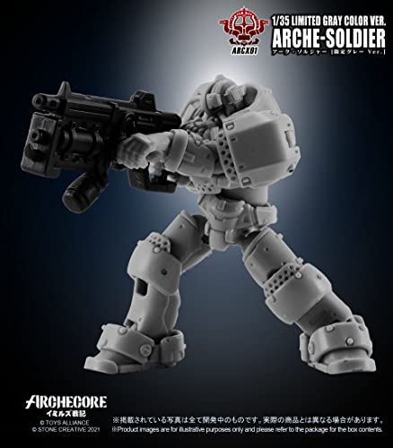 TOYS ALLIANCE LIMITED ARC-X01 "ARCHE-YMIRUS" 1/35 SCALE ARCHE-SOLDIER CUSTOMIZED GRAY COLOR VER.