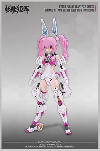 NUKE MATRIX "CYBER FOREST FANTASY GIRLS" REMOTE ATTACK BATTLE BASE INFO TACTICIAN PLASTIC MODEL KIT