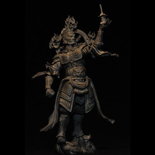 Tamon-ten (Wood Ver. version) Revoltech Takeya - Kaiyodo