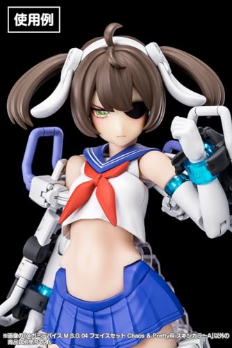 Megami Device M.S.G 04 Face Set for Chaos & Pretty Skin Color A