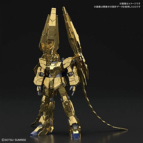RX-0 Unicorn Gundam 03 Fhenex (modo unicornio, versión narrativa, versión de revestimiento de oro) - 1/144 escala - Hguc Kidou Senshi Gundam NT - Bandai Espíritu