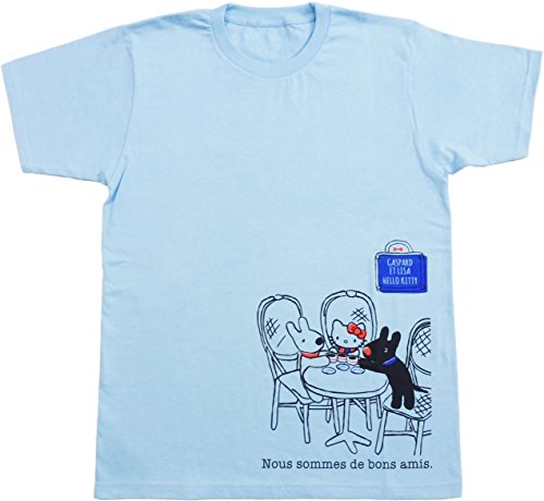 Hello Kitty x Gaspard et Lisa T-shirt Tea Time Light Blue