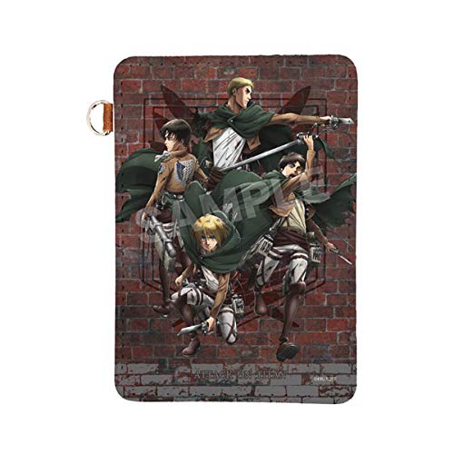 "Attack on Titan" Leather Pass Case 02 Group
