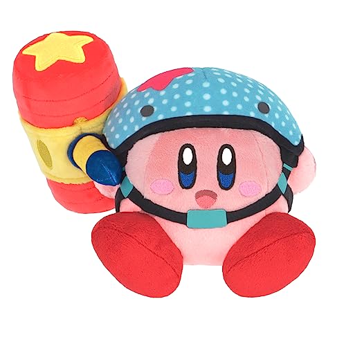 "Kirby and the Forgotten Land" Plush Toy Hammer Kirby (S Size)