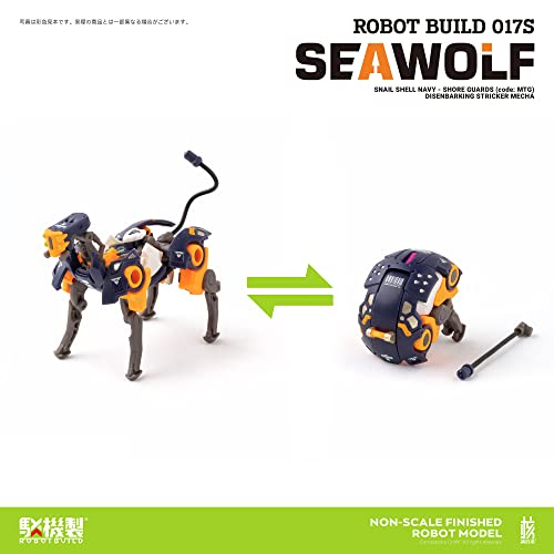 ROBOT BUILD 017S SEAWOLF (Tapigal Color Ver.) Action Figure