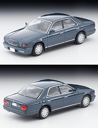 1/64 Scale Tomica Limited Vintage NEO TLV-N265b Nissan Cedric V30 Twincam Gran Turismo SV (Grayish Blue) 1991