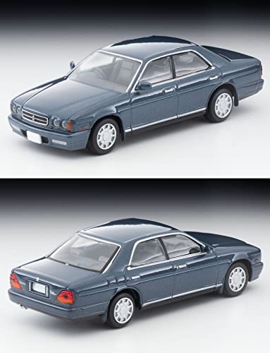 1/64 Scale Tomica Limited Vintage NEO TLV-N265b Nissan Cedric V30 Twincam Gran Turismo SV (Grayish Blue) 1991