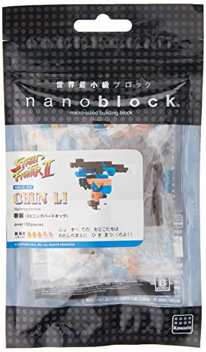 Chun-Li (Spinning Vogel Kick-Version) Mini-Sammlung SerieNanoBlock (NBCC_015), Straßenkämpfer II - Kawada