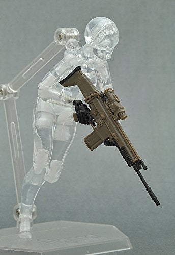 LittleArmory-OP3 figma Tactical Gloves (Stealth Black)