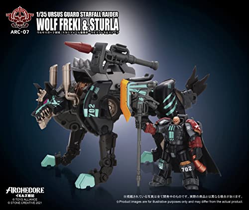 TOYS ALLIANCE LIMITED ARC-07 "ARCHE-YMIRUS" 1/35 SCALE URSUS GUARD STARFALL RAIDER WOLF FREKI & STURLA