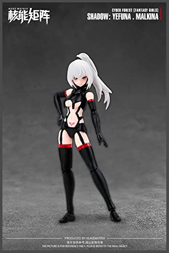 NUKE MATRIX "CYBER FOREST FANTASY GIRLS" SHADOW: YEFUNA MALKINA PLASTIC MODEL KIT
