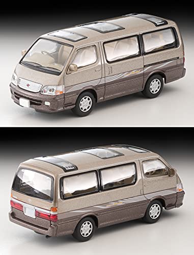 1/64 Scale Tomica Limited Vintage NEO TLV-N216c Toyota Hiace Wagon Super Custom Limited (Beige / Brown)