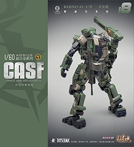 MECHANIC TOYS FORGING SOUL SERIES AGS-18 CASF RHINO 81-C GROUND FORCE HEAVY-ARMED TYPE
