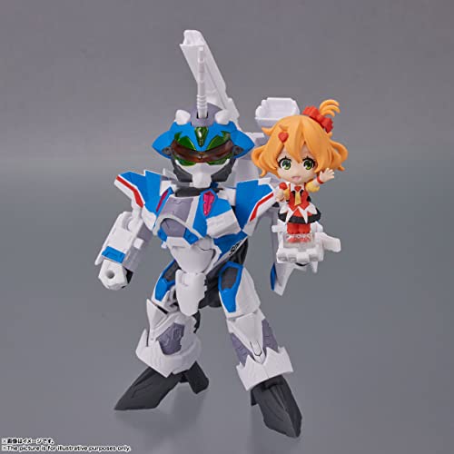 TINY SESSION "Macross Delta" VF-31J Siegfried (Hayate Immelman Fighter) with Freyja Wion