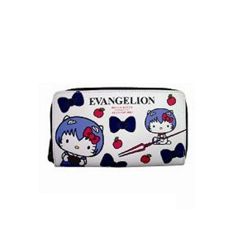 "Evangelion x Hello Kitty" Round Wallet Rei EVKT-02