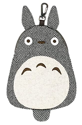 Studio Ghibli Diecut Tweed Pouch "My Neighbor Totoro" Big Totoro