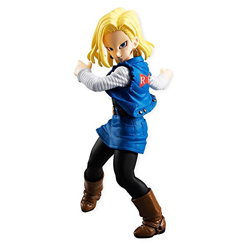 Ju-hachi Gou (Android 18) Bandai Shokugan Candy Toy Dragon Ball STYLING Dragon Ball Z - Bandai