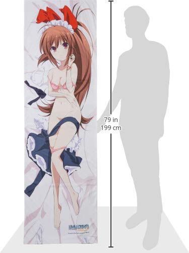 "Little Busters! -Refrain-" Original Illustration Dakimakura Cover Natsume Rin / Maid Costume Smooth