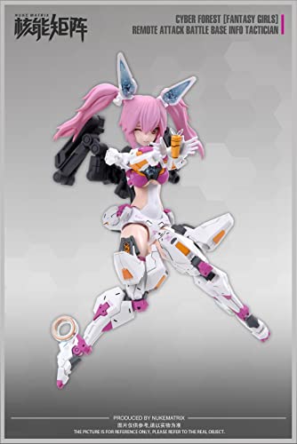 NUKE MATRIX "CYBER FOREST FANTASY GIRLS" REMOTE ATTACK BATTLE BASE INFO TACTICIAN PLASTIC MODEL KIT