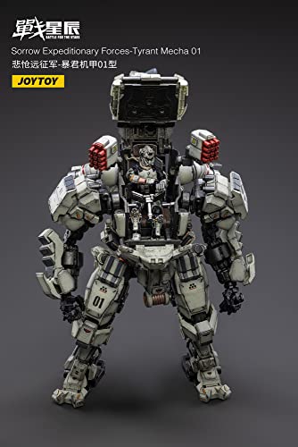 JOYTOY Battle for the Stars Sorrow Expeditionary Forces Tyrant Mecha 01 With Pilot 1/18 Scale Figure Set