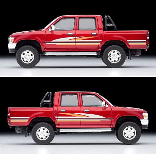 1/64 Scale Tomica Limited Vintage NEO LV-N256a Toyota Hilux 4WD Pick Up Double Cab SSR (Red) 1991