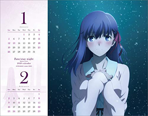 Desktop "Fate/stay night -Heaven's Feel-" 2020 Calendar
