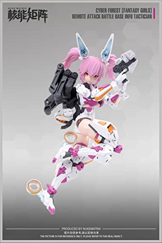 NUKE MATRIX "CYBER FOREST FANTASY GIRLS" REMOTE ATTACK BATTLE BASE INFO TACTICIAN PLASTIC MODEL KIT