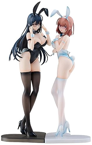 Icomochi Original Character Black Bunny Aoi & White Bunny Natsume 2 Figure Set Limited Ver.