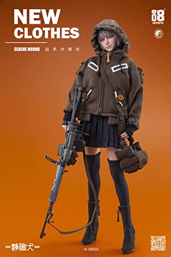 i8TOYS SERENE HOUND SERIES SH001A COMBAT JACKET SET FOR 1/6 SCALE ACTION FIGURE (BLACK LINING)