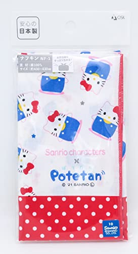 Sanrio Characters x Potetan Napkin NF-1 Hello Kitty Red