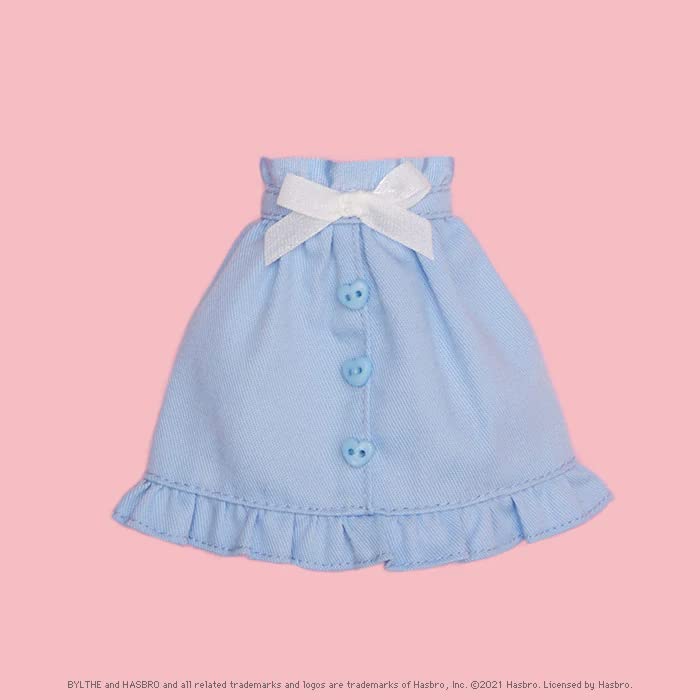 Produced by Junie Moon Dear Darling Fashion for Dolls Frilled Skirt (22cm) Blue