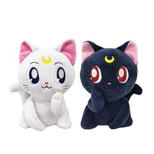 "Sailor Moon" Nuimas Plush Pair Set Luna & Artemis