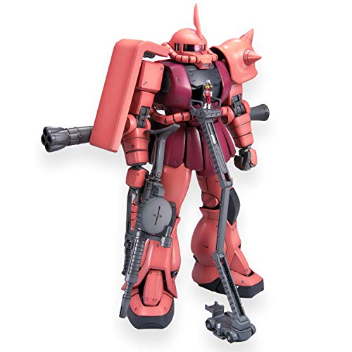 MS-06S Zaku II COMMANDER TIPO CHAR AZNABLE CUSTOM (VER. 2.0 Versión) - Escala 1/100 - MG (# 098) Kidou Senshi Gundam - Bandai