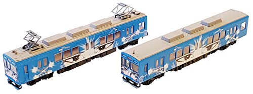 Railway Collection Iga Railway 200 Series 201 Formation (Ninja Train Blue) 2 Car Set B
