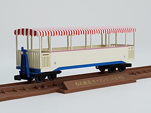 Railway Collection Narrow Gauge 80 Omoide no Seibu Railway Yamaguchi Line Open Passenger Car Type 2 Car Set