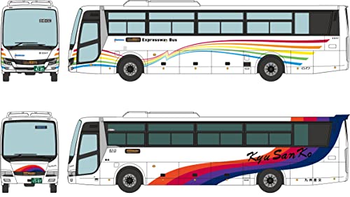 The Bus Collection Nishi-Nippon Railroad & Kyushu Sanko Bus Hinokuni-go 60th Anniversary 2 Car Set
