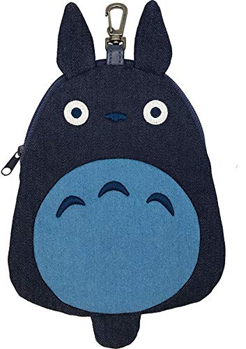 Studio Ghibli Diecut Denim Pouch "My Neighbor Totoro" 1 Big Totoro