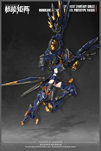 NUKE MATRIX "CYBER FOREST FANTASY GIRLS" HURRICANE ASSAULT REVENGER: PROTOTYPE YAEGER PLASTIC MODEL KIT