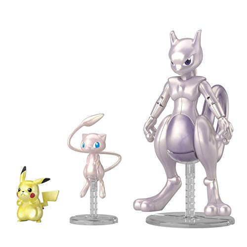 Pokemon Plastic Model Collection "Pokemon" Collection Mewtwo & Mew & Pikachu Set